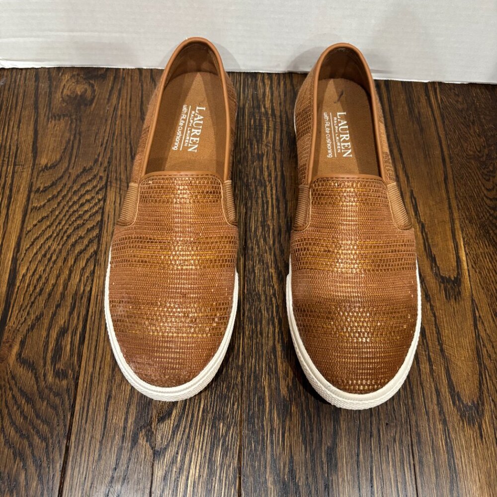 Lauren Ralph Lauren Women's Jinny Slip On Sneakers SZ 9